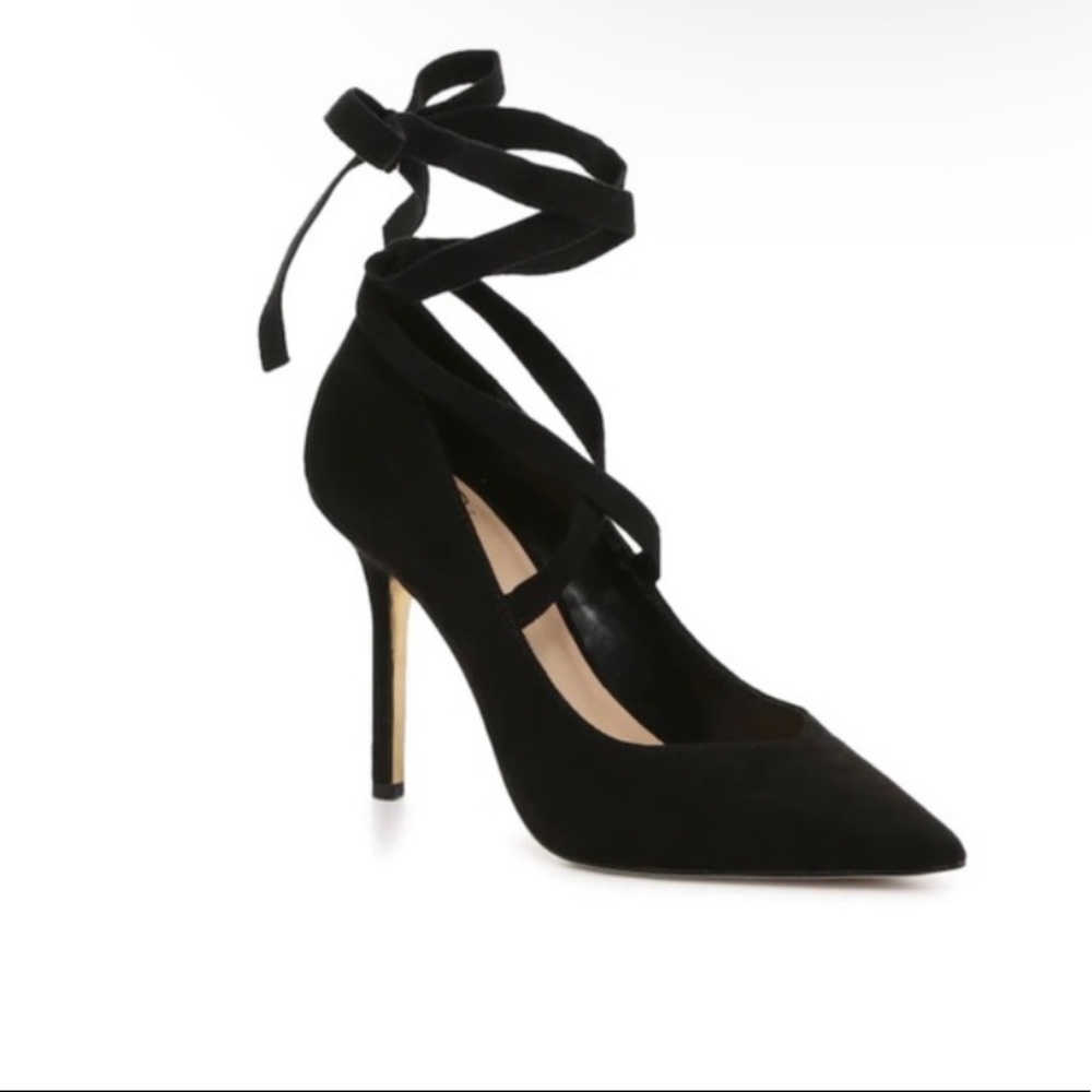 Jlo penny pump heels this wrap up lace